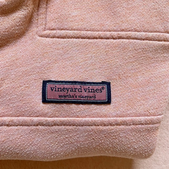 Vineyard Vines Pull Over Half Zip Light Pink Size M - Picture 5 of 12